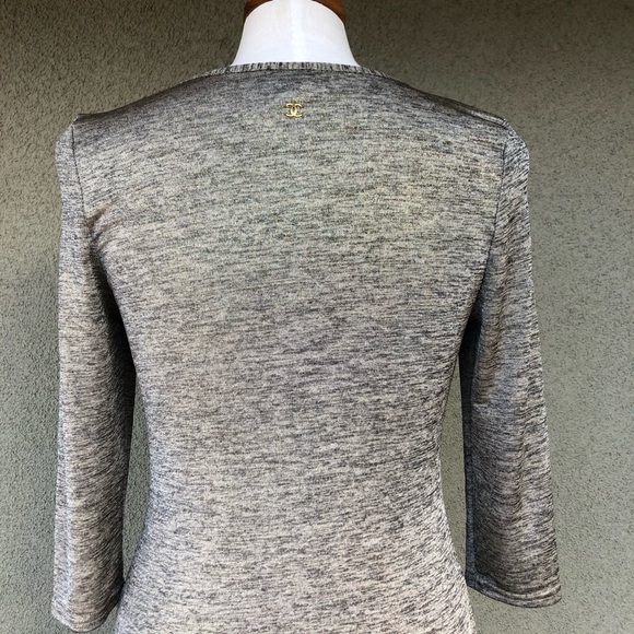 Chanel 2004 metallic gold formal midi dress - Picture 5 of 8